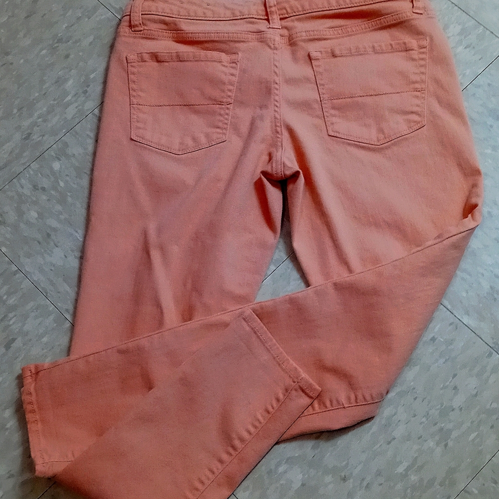 Size 4 Rose/Champagne pink Merona skinny jeans